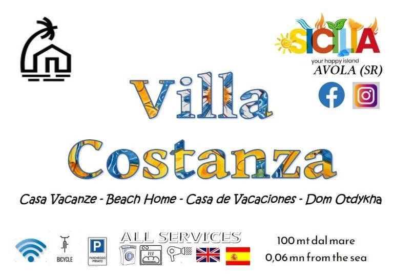Villa Costanza Casa Vacanze Avola Exteriör bild